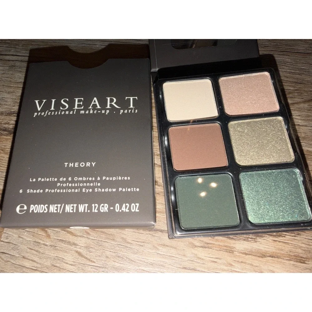 Viseart Theory VI Absinthe Eyeshadow Palette 6 Shades Matte Shimmer VPV06